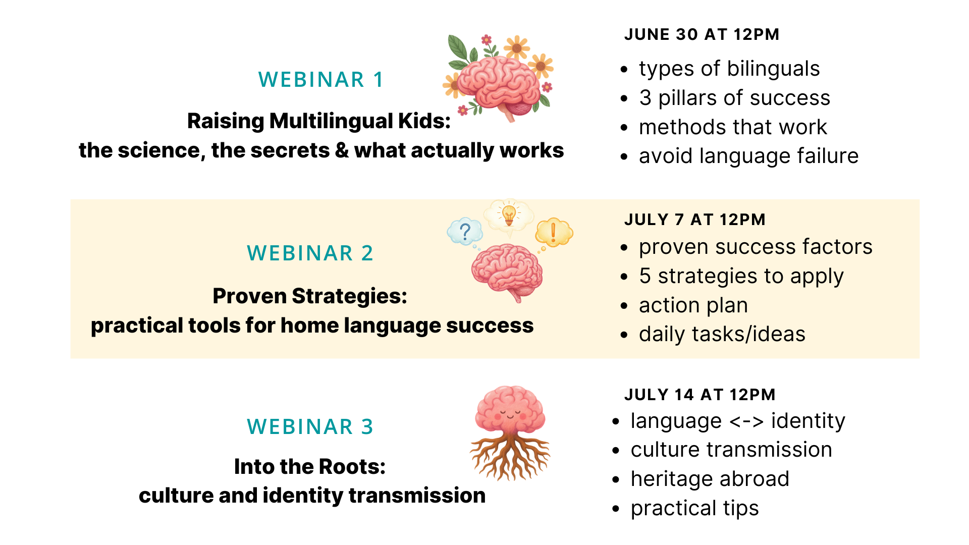 3-Part Webinar Series — Multilingual Parenting overview